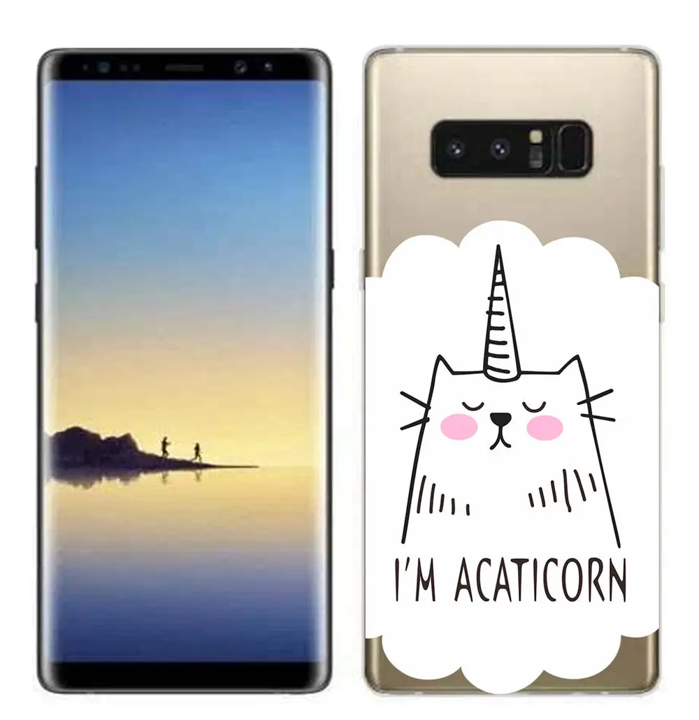 Clear Silicone Fundas for Samsung Galaxy S8 S9 S8 Plus S9 Plus Soft TPU Cover for Samsung Note 3 4 5 7 8 9 Case Protective Shell (2)