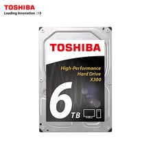 Toshiba SATA III 3.5″ X300 series 6TB 7200 rpm 128M desktop hard drive HDWE160 3.5-inch internal Hard Drive
