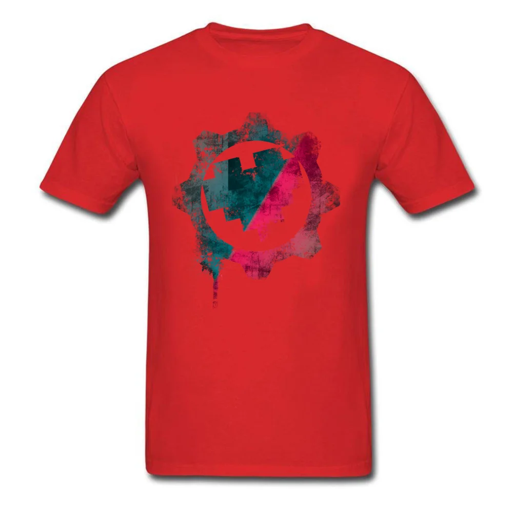 Hero of War Pure Cotton Men Short Sleeve Tops Shirt Casual Thanksgiving Day Top T-shirts Normal T-shirts Fashionable Crewneck Hero of War red