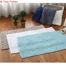 Горячая Распродажа, хлопчатобумажный ковер из синельной ткани, коврики для гостиной, спальни, коврик для входной двери, коврики для кухни, ванной комнаты, нескользящий коврик