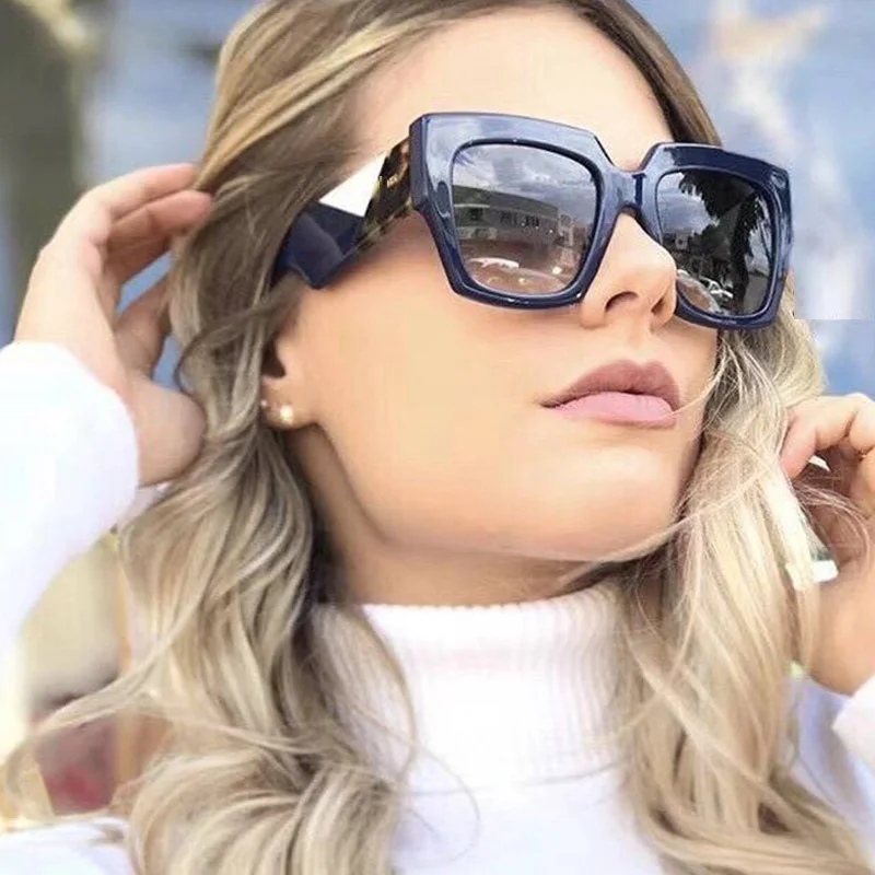 

Spring Styles Oversize Ladies Cat Eye Sunglasses Women Brand Designer Trending Female Gradient Sun Glasses UV400 Vintage oculos
