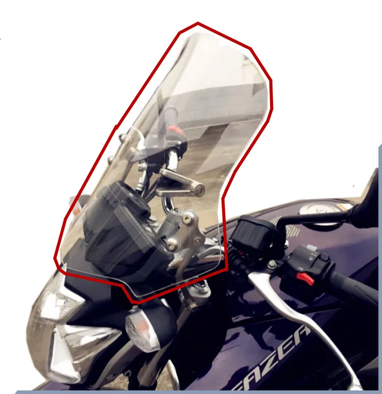 

FAZER YS250 40CM Front Motorcycle Windshield Windscreen