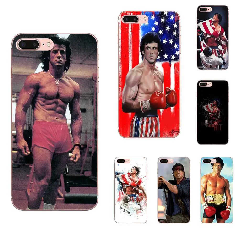 

For Galaxy Alpha Core Note 2 3 4 S2 A10 A20 A20E A30 A40 A50 A60 A70 M10 M20 M30 Soft TPU Patterns Rocky Balboa Boxing Figure