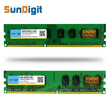 New For AMD Memory RAM SunDigit DDR 2 3 DDR2 DDR3 / PC2 PC3-12800 10600 1GB 2GB 4GB 8GB Computer Desktop PC 667 800 1333 1600MHz New For AMD Memory RAM SunDigit DDR 2 3 DDR2 DDR3 / PC2 PC3-12800 10600 1GB 2GB 4GB 8GB Computer Desktop PC 667 800 1333 1600MHz