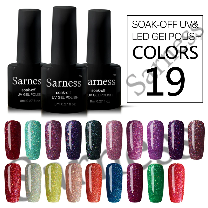 Sarness Soak Off Glitter Fluorescent Neon Gel Nail Polish Primer Sarness Soak Off Glitter Fluorescent Neon Gel Nail Polish Primer Glaze Uv Glow In The Dark Luminous Art Varnish Free Shipping Worldwide