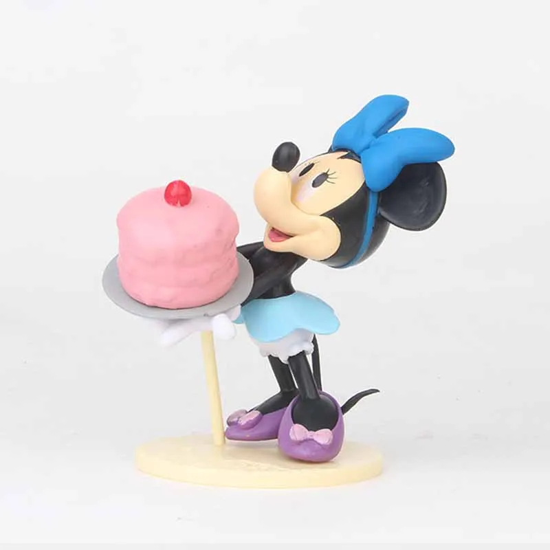 2018 disney 6 шт./компл. фигурки и игрушки Аниме окружающие детские Микки Минни Дональд