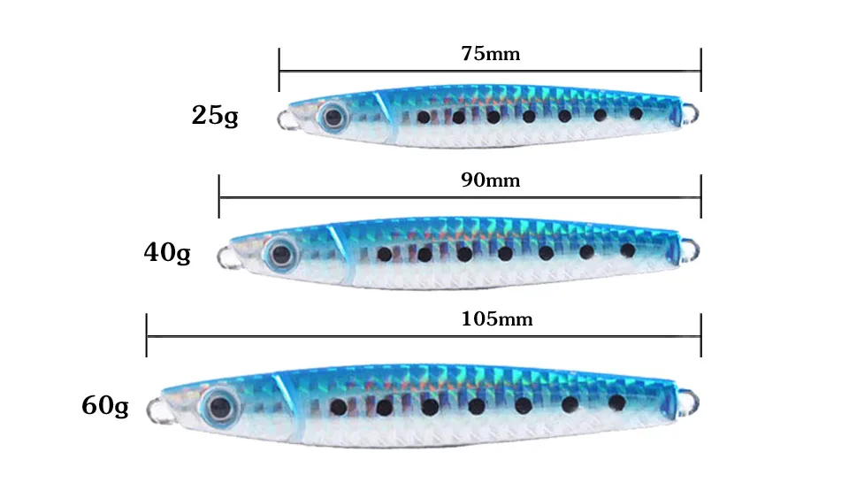 5 шт./партия glowLead быстрая приманки для рыбалки медленный джигинг 25 г/40 г/60 г/80 г/100 г/120 г/150 г вспомогательные крючки тройной крючок морской джиг металлический джиг