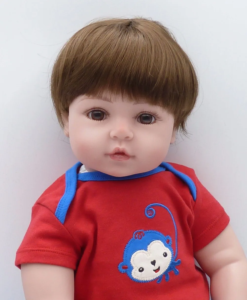 BeBe Rebron кукла 48 см Силиконовая Реалистичная кукла регенерации bebe мальчик девочка игрушка сюрприз детский день подарок Reborn boncas