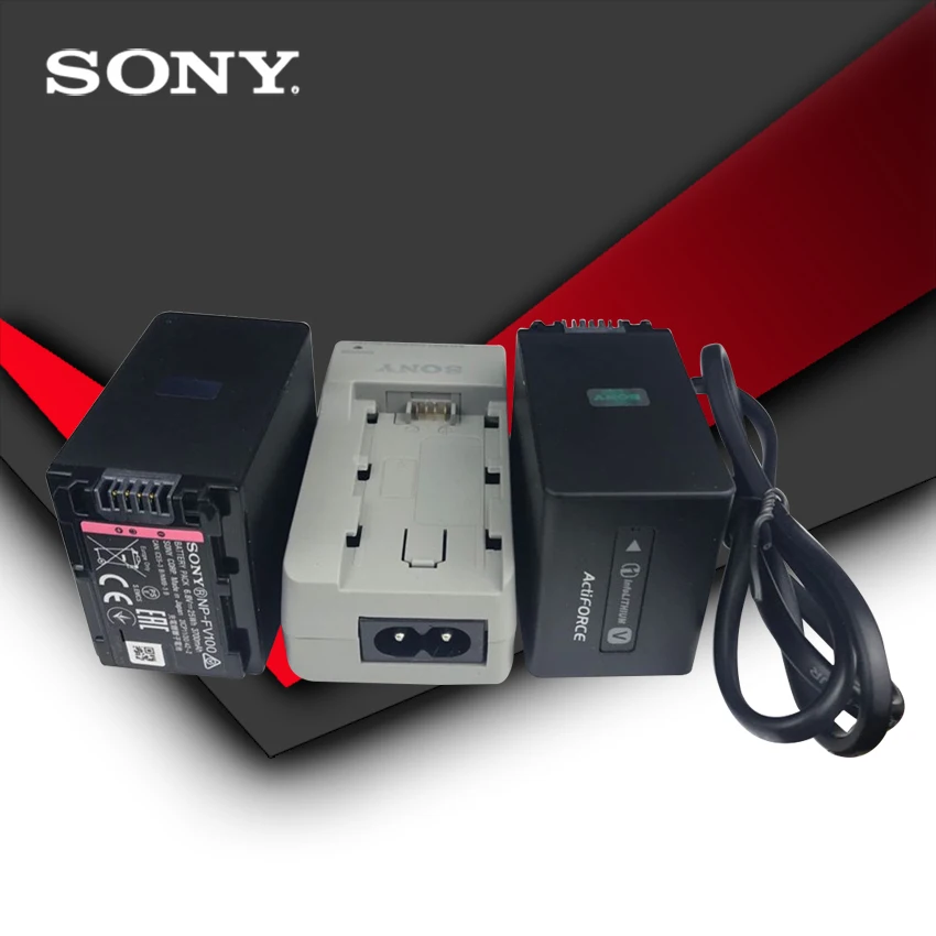 2 шт./лот Sony оригинальная фотосессия NPFV100 NP FV100 FV30 FV50 FV70 FP50 FP90 FP91 FH50 FH70 FH60 FH100