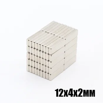 

500pcs12x4x2 mm N35 Rectangular magnet f 12x4x2 mm Super Strong Neodymium magnet 12*4*2 mm NdFeB magnet 12mm x 4mm x 2mm