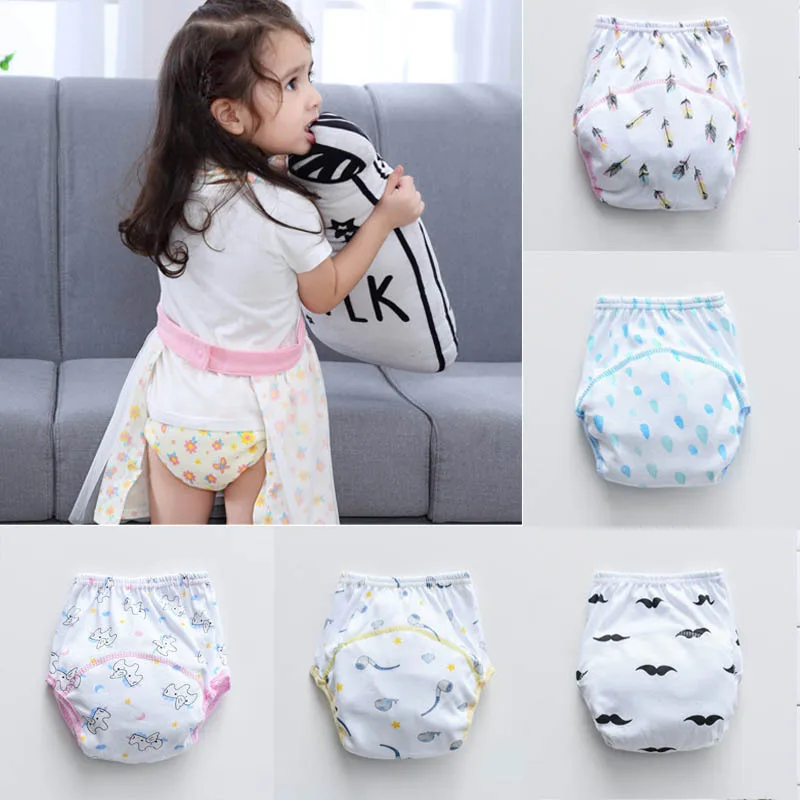 5PCS Toddler Toilet Training Pants Breathable Underpant Infant Baby