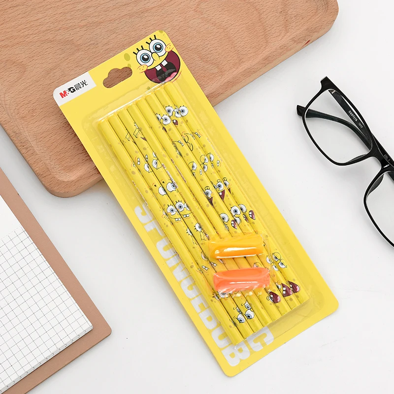 

cartoon students 2B pencil set 2pcs pencil grip to correct the posture of holding pens/Good for practise calligraphy