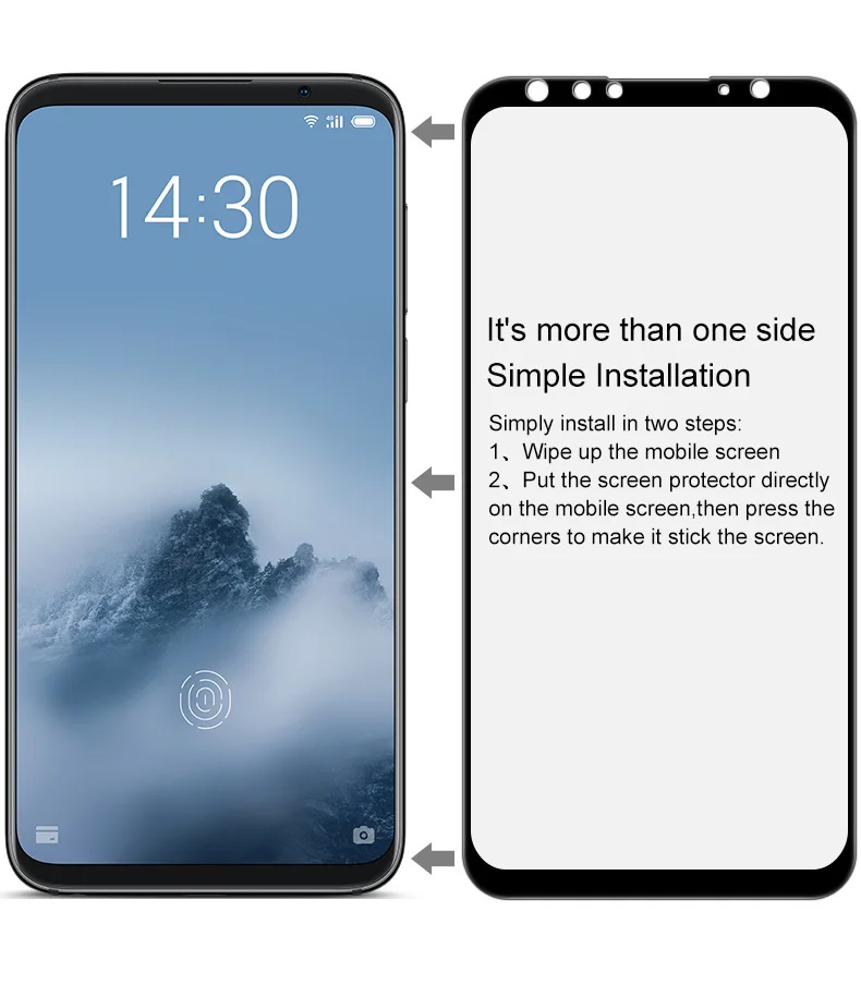 IMAK Для Meizu 16th закаленное стекло для Meizu 16th Стекло 9H 2.5D полное покрытие Защита экрана для Meizu 16th Plus защитное стекло