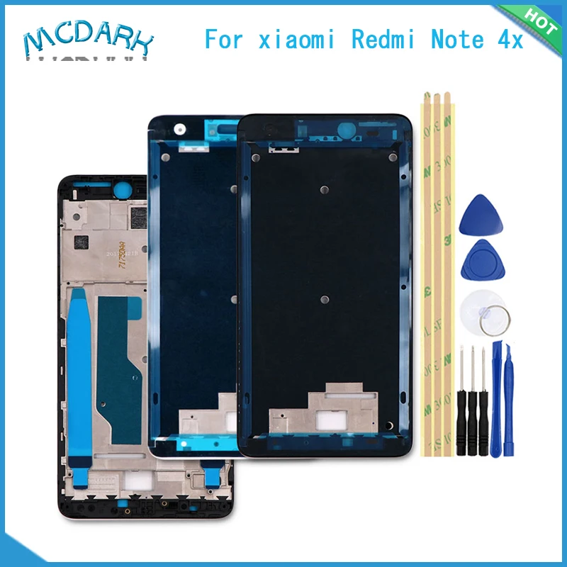 Корпус передней рамы для Xiaomi redmi 5/redmi note 4X ЖК рамка с поддержкой лицевой панели