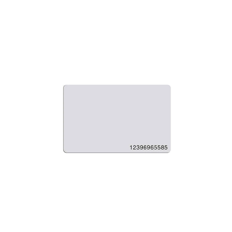 10 шт./лот Rfid карта 125 кГц TK4100 чистая смарт EM4100 ID ПВХ с номером серии UID для контроля