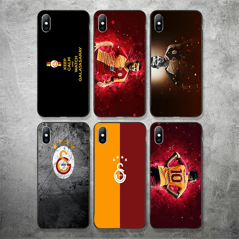 

Yinuoda Galatasaray Spor Kulubu Phone Case Belhanda For iPhone Case DIY Picture Soft TPU Cover X XR XS MAX 7 8 7plus 6 6S 5S SE