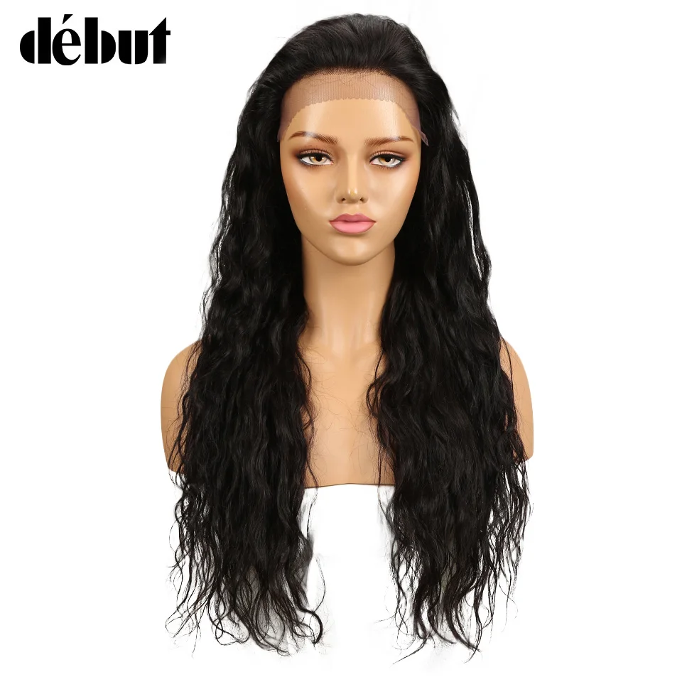 

Debut Lace Front Human Hair Wigs 26 Inch Body Wave Human Hair Wigs Remy Brazilian Hair Long Human Hair Wig For Black Women