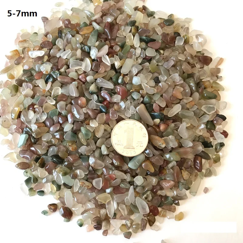

50g Natural Purple and Green Mixed Agate Stones Crystals and Minerals Aquarium Flowerpot Nail Decoration Feng Shui Furnishing