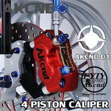 AKCND мотоцикл тормозной суппорт мотоцикл цилиндр гидравлический насос суппорты гоночная улица для Yamaha Handa WISP RSZ тормозные суппорты