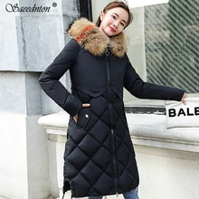winter jacket women 2019 Winter Female Long Jacket Winter Coat Women Fake Fur Collar Warm Woman Parka Outerwear Down Jacket Coat цена winter jacket women 2019 Winter Female Long Jacket Winter Coat Women Fake Fur Collar Warm Woman Parka Outerwear Down Jacket Coat цены онлайн
