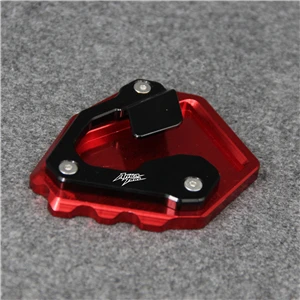Красный синий алюминиевый мотоцикл боковой Kickstand стенд удлинитель пластина Накладка увеличитель для Honda CRF1000L Африка Twin ABS/DCT - Цвет: 9