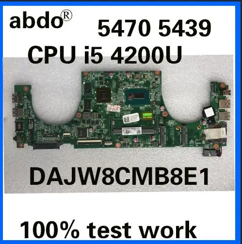 

Abdo DAJW8CMB8E1 motherboard for DELL Vostro 5470 5439 notebook motherboard CPU i5 4200U GT740M 2G DDR3 100% test work
