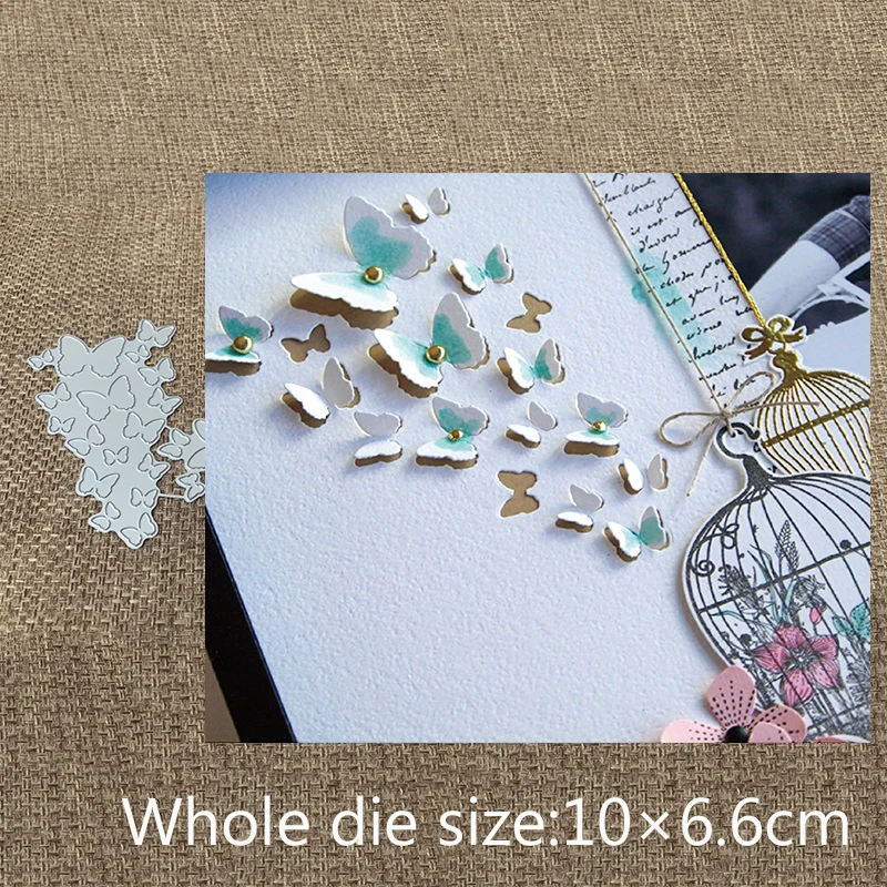 

New Design Craft Metal Cutting Die butterfly embellishment decoration Scrapbooking Album Paper DIY Card Craft Embossing Die Cuts