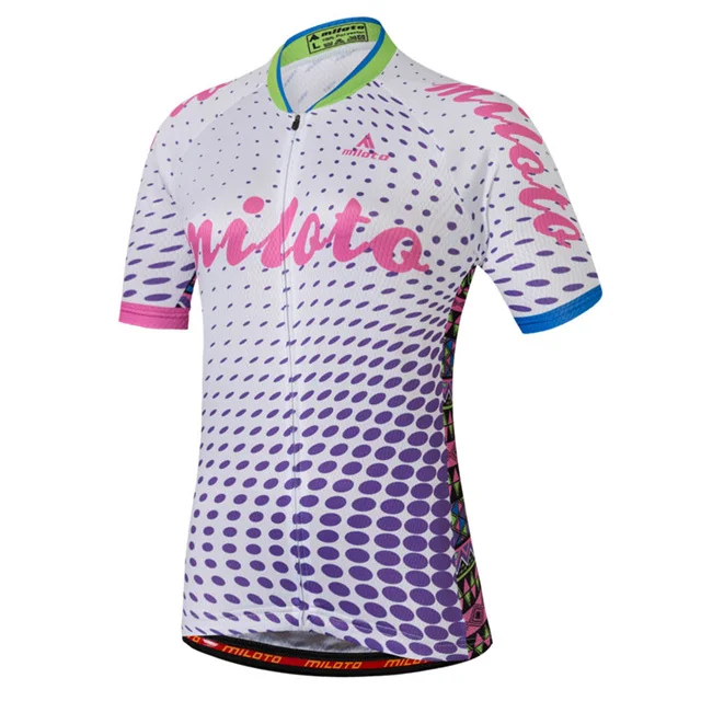 Женская футболка для велоспорта, летняя футболка с коротким рукавом, одежда для велоспорта - Цвет: 07