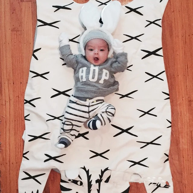 19 Nouveau Automne Bebe Vetements Bebe Garcon Vetements Lettre Motif Bebe Barboteuse Bebe Fille Vetements Ensemble Aliexpress