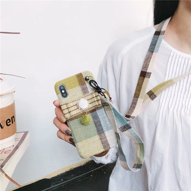 Cloth Fabric Stripe Phone Case (11)