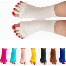 Новинка, 2 шт, носки с пятью пальцами, носки с открытыми пальцами, носки с пятью пальцами, женские коррекции большого пальца, вальгусные носки, массаж здоровья в помещении