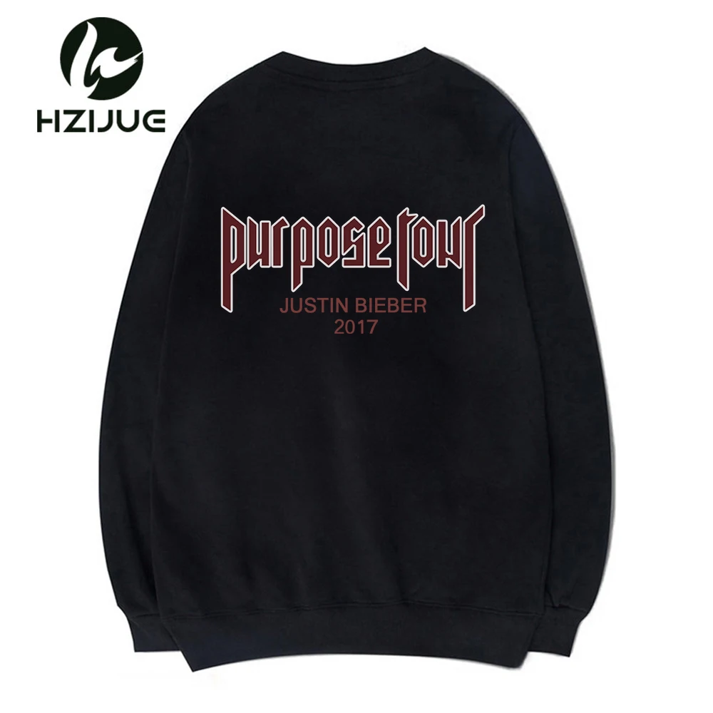 HZIJUE Purpose Tour Justin Bieber Hooded Mens Hoodie Women Sweatshirts Oversized Autumn Winter Hip Hop Men Hoodies Sweatshirts