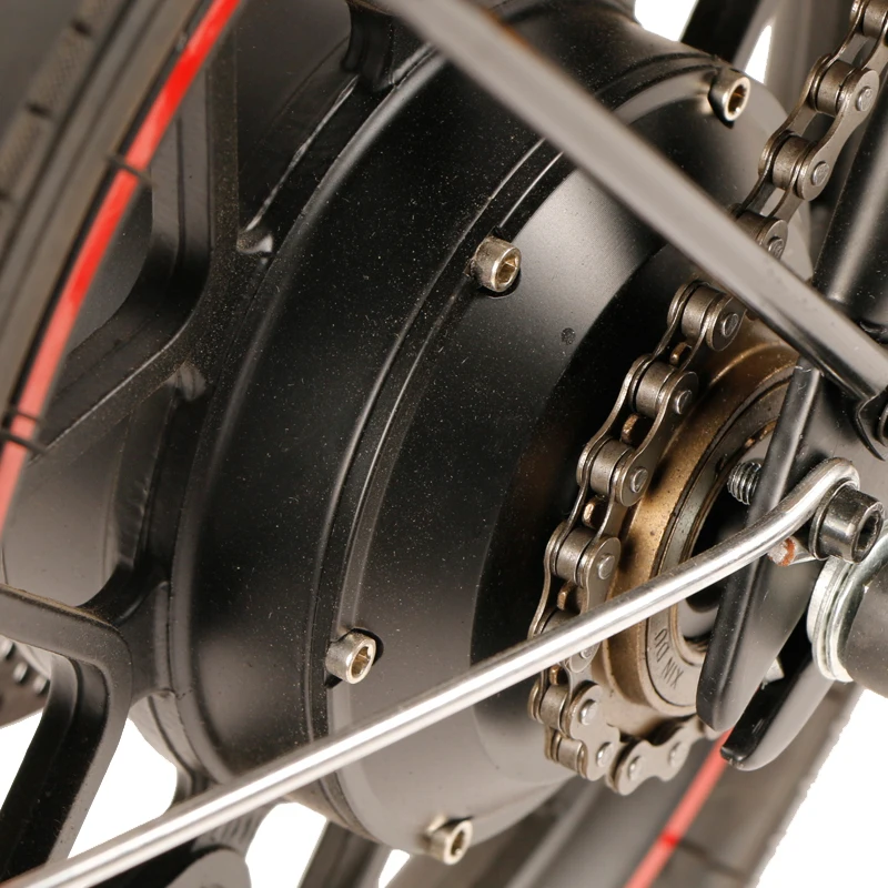 Excellent Samebike Foldable Aluminium Electronic Bicycle 48V12.5AH Tiires 14” X 1.95” Electric Bike Brushless 4