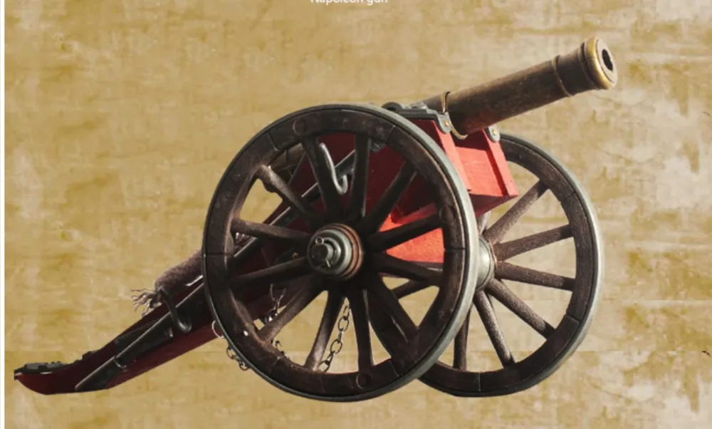 

Napoleon cannon and cannon metal furnishings cafe sample bar room arts Milu deer decoration furnishings Crafts Arts