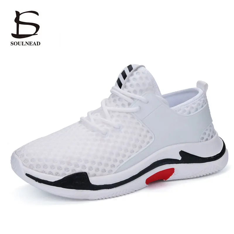 

Light Weight Summer Women Breath Mesh Sneakers White Black Platform Outdoor Walking Shoes Female Running Sports Shoes Chaussure