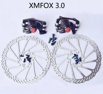

XMFOX 3.0 Bike Brake Mountain MTB Bike Caliper Brake pads Front Rear G3/HS1 Disc Rotor different to Avid BB7/BB5 Bicycle parts