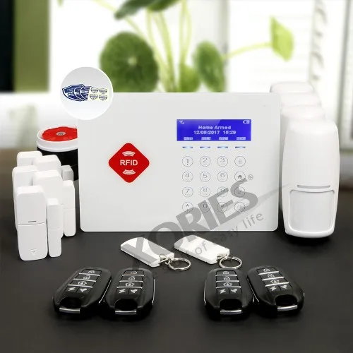 

HOMSECUR App Controlled Wireless GSM LCD Home Security Alarm System with Friendly Menu
