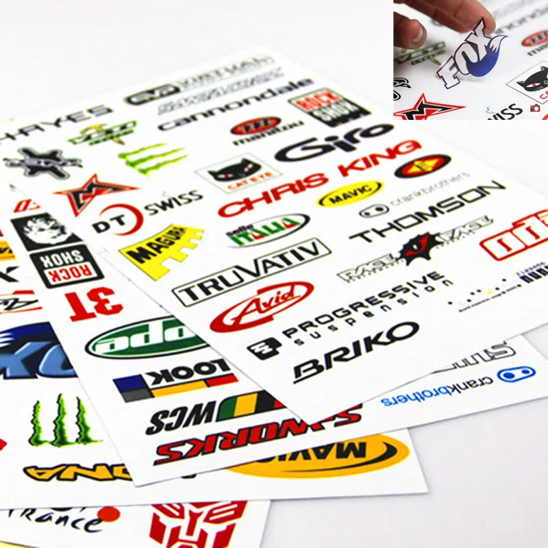 NEW MTB Bike Road Bicycle Sticker Cycling decoration Scratching Stickers Waterproof stickers the casualness applique stickers