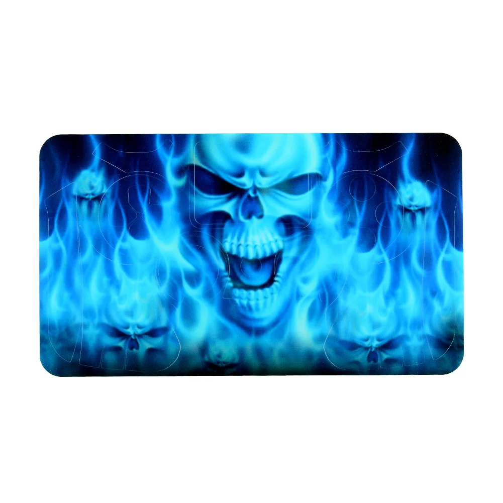 

PVC Sticker Blue Skull Pattern Case Protector Decal for Sony PS4 for Playstation 4 Controller Game Accessories