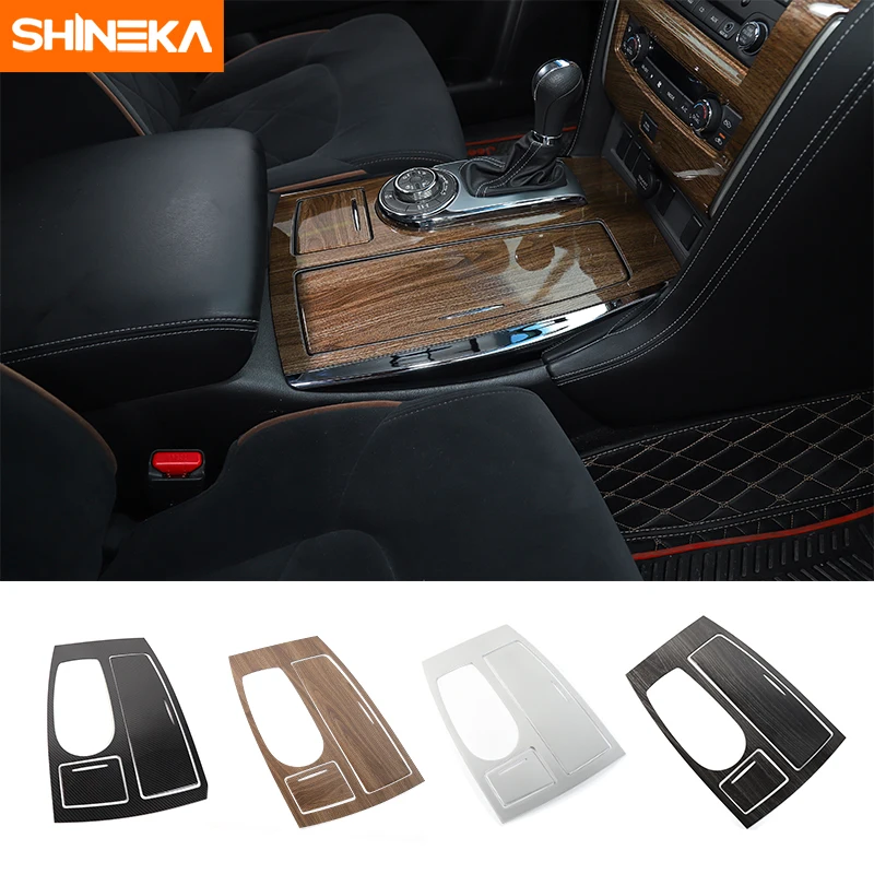 SHINEKA Шестерня панель декоративная рамка коробка передач Накладка для Nissan Patrol 2017 1