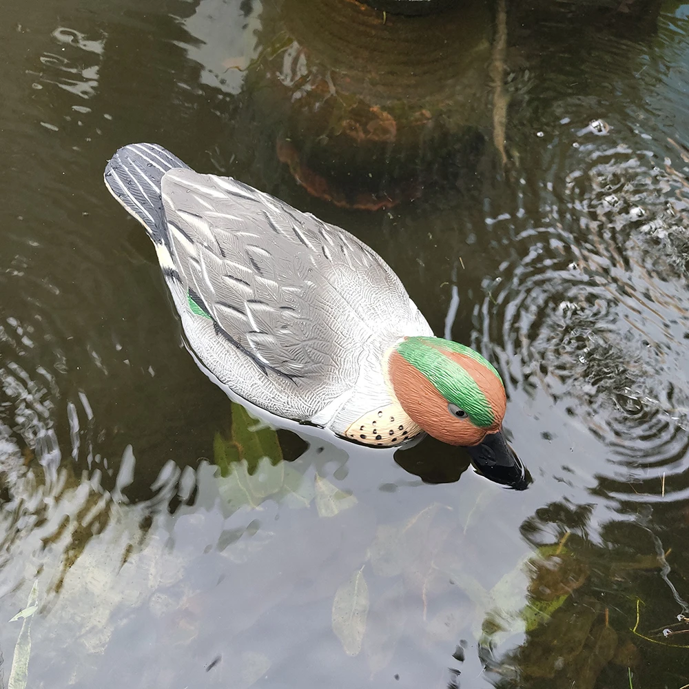 

Duck Hunting Decoys Duck Hunting Plastic Decoys Lifelike 3D Simulation Bait with Keel Decoy Garden Pool Decoration