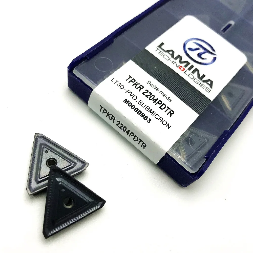

TPKR2204 LT30 Carbide insert 20pcs high quality metal turning insert CNC machine parts lathe tool milling tools