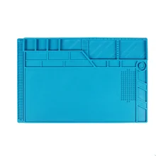 S-180 Магнитный термостойкий паяльный стол коврик силиконовый тепловой пистолет BGA изоляция паяльной станции Pad ремонтные инструменты для мобильных телефонов