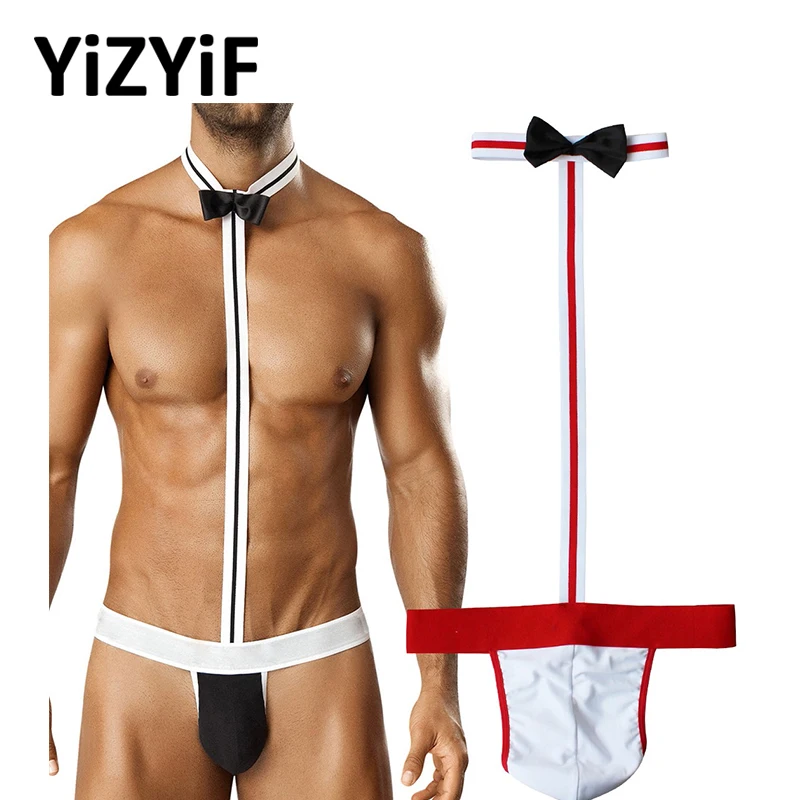 

Sexy Mens Borat Mankini Collar Thong Stretch Borat Men Beach Swimwear Swimsuit Hot Men Lingerie Mens Briefs Thong Gay Underwear