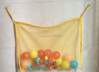 

Free Shipping+Wholesale Baby Bathroom Mesh Bath Toy Storage Bag Net Suction Cup Baskets,200pcs/lot