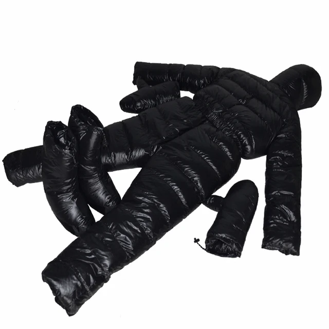 Professional Goose Down 3000g Filling Waterproof Antarctic Arctic Expedition Winter Down Suit 