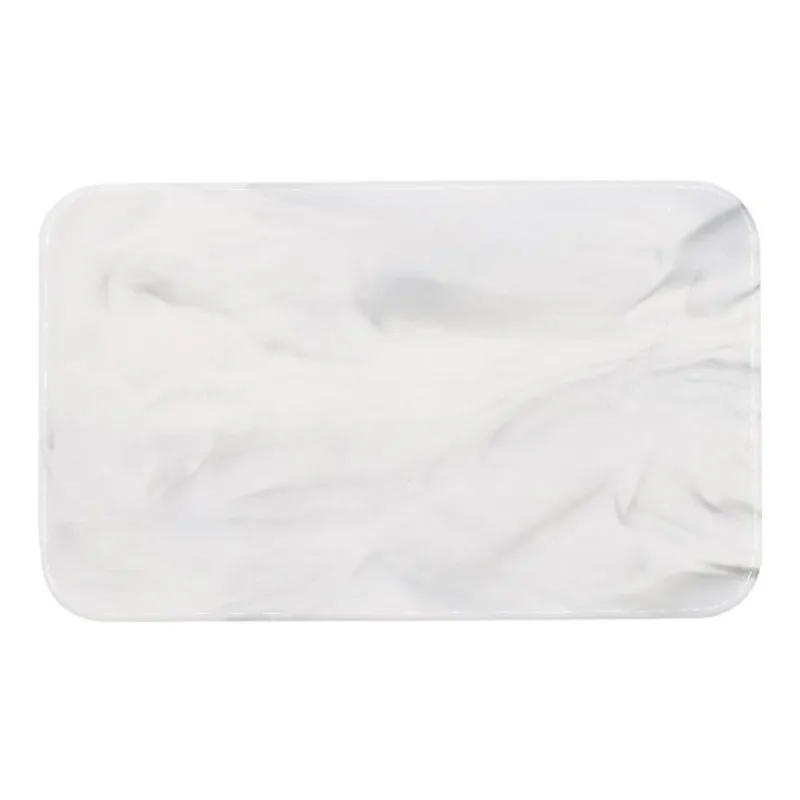 Nordic Natural  Marble Ceramic Tray Cake Bread Fruit Cutting Board Breakfast Plate Western Steak  Pizza Flat Plate