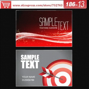 0186 13 Business Card Template For Paper Craft Supplies Business