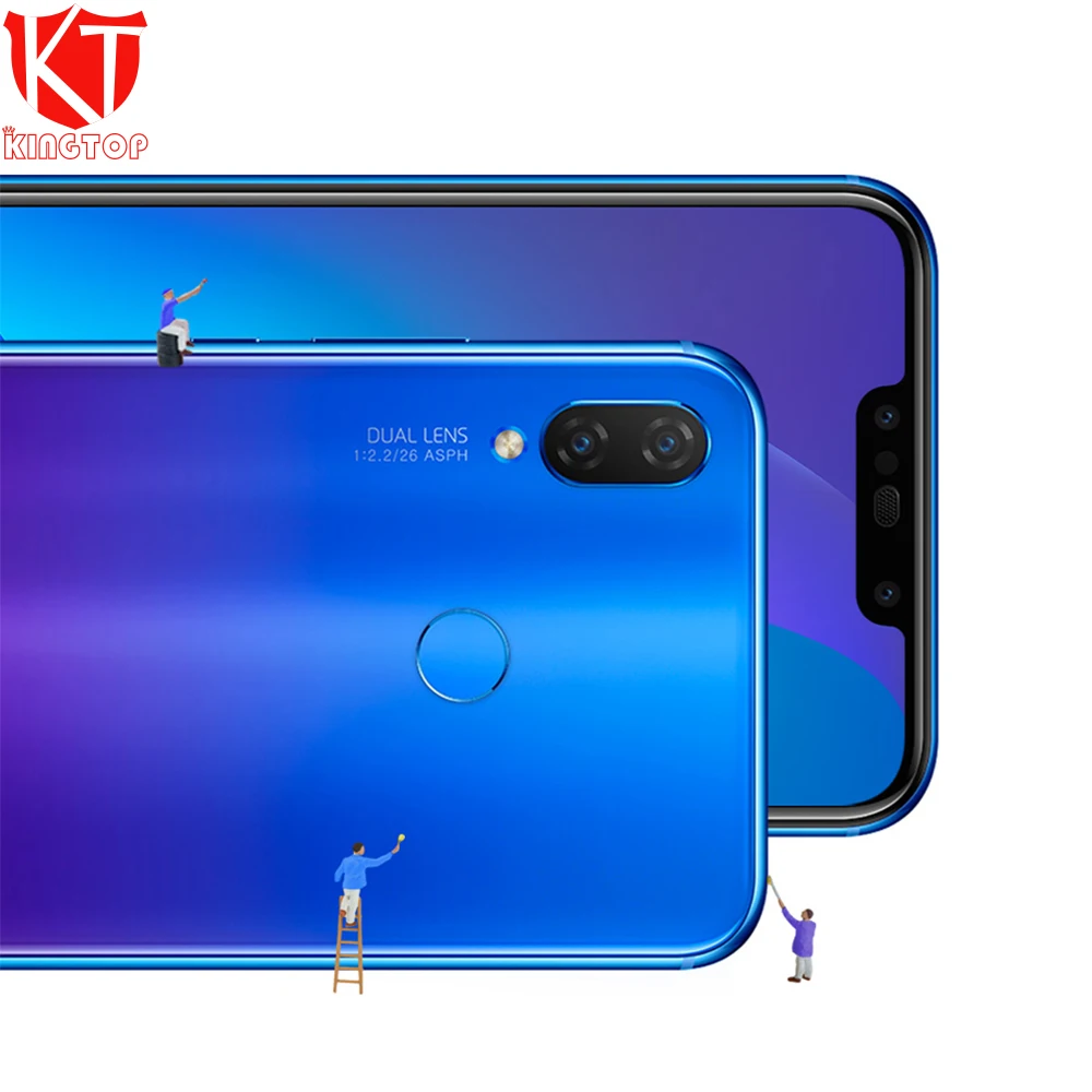 Смартфон Huawei nova 3i nova3i с 6 3 дюймовым дисплеем восьмиядерным процессором Kirin710 ОЗУ 4