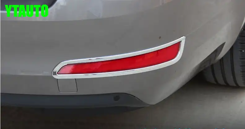 Авто задний противотуманный светильник крышка для Skoda Octavia 2015, ABS хром, 2 шт./лот, бесплатная доставка - изображение